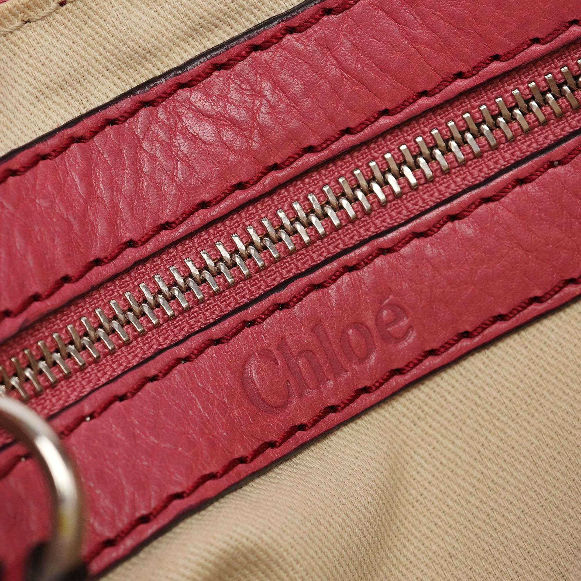 Chloé Pink Lambskin Kerala Shoulder Bag