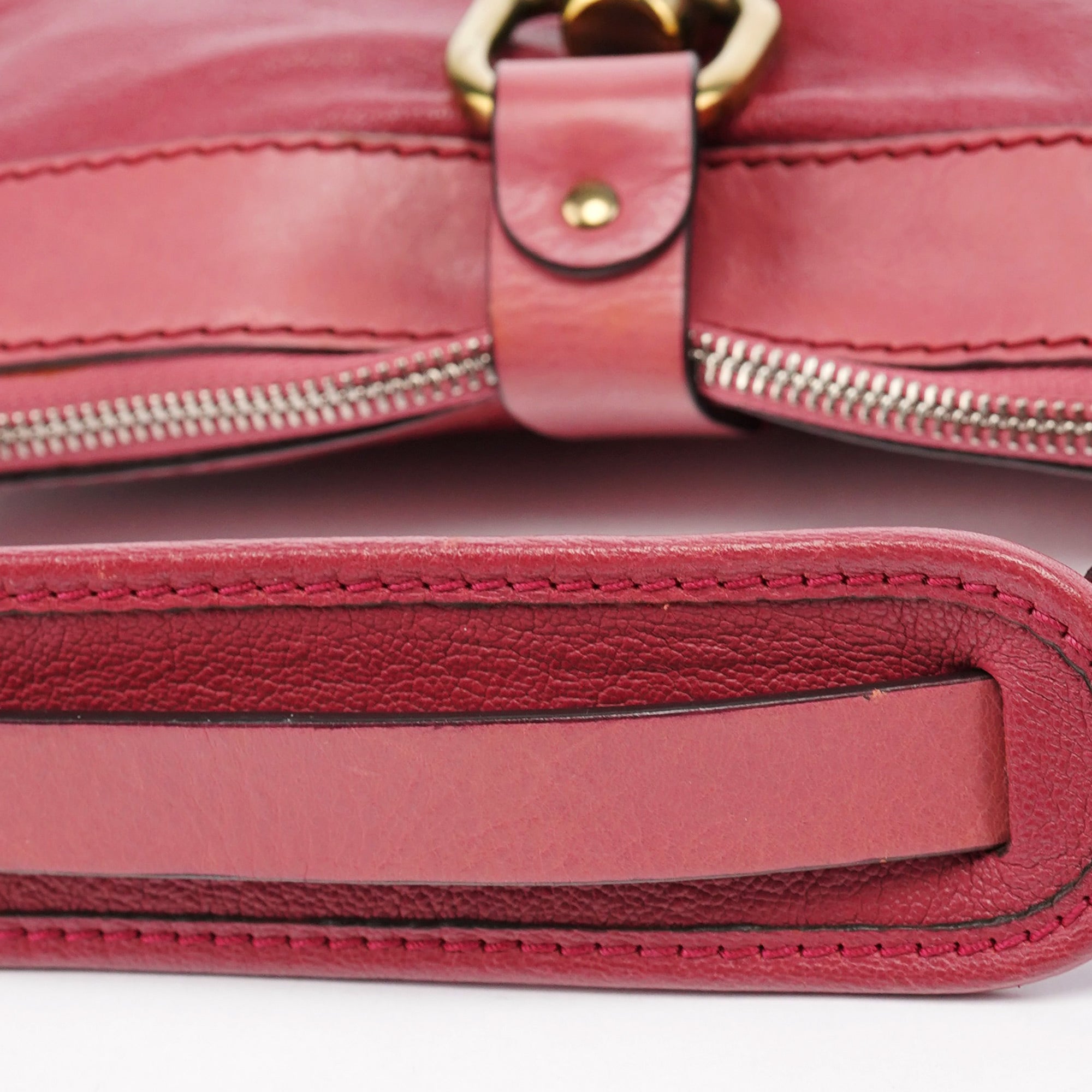 Chloé Pink Lambskin Kerala Shoulder Bag