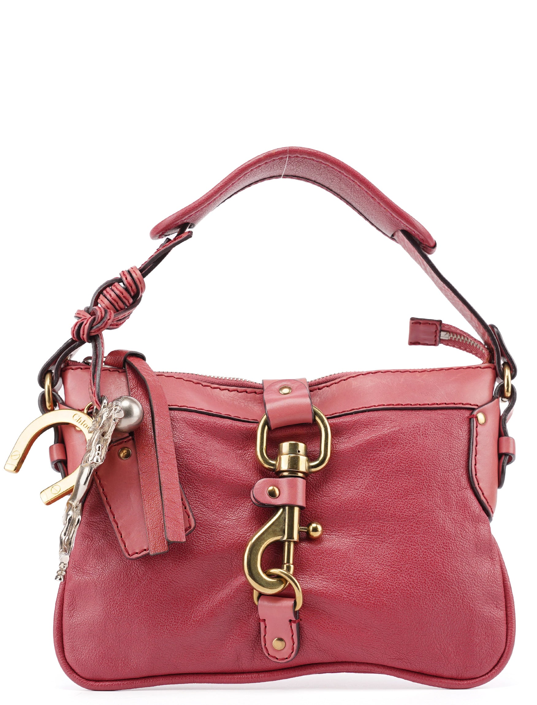 Chloé Pink Lambskin Kerala Shoulder Bag