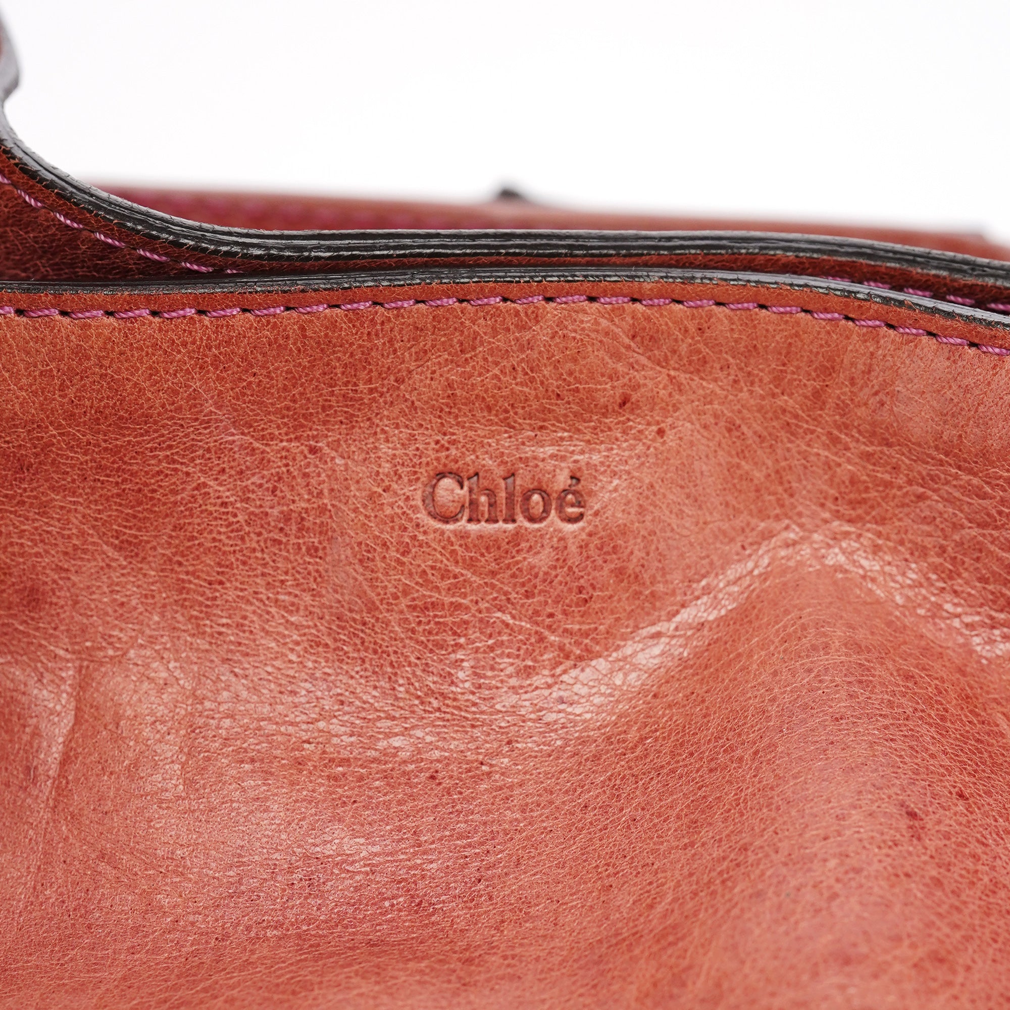 Chloé Pink Leather Héloise Hobo Shoulder Bag