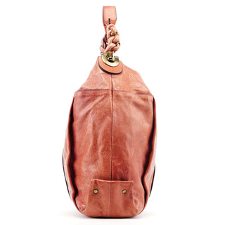 Chloé Pink Leather Héloise Hobo Shoulder Bag