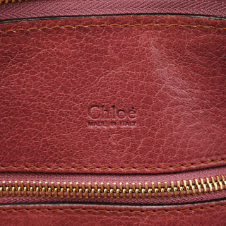 Chloe Pink Leather Heloise Tote Bag