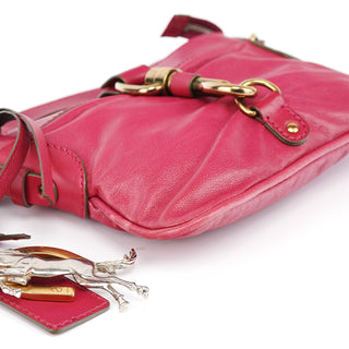 Chloe Pink Leather Kerala Shoulder Bag