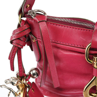 Chloe Pink Leather Kerala Shoulder Bag