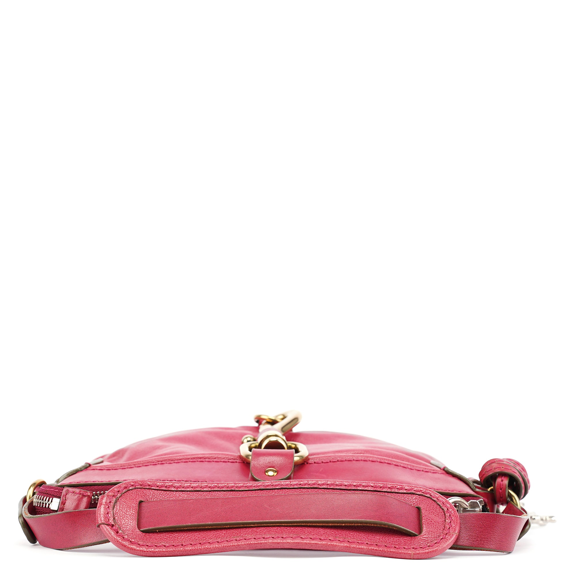 Chloé Sac porté épaule Kerala en cuir rose