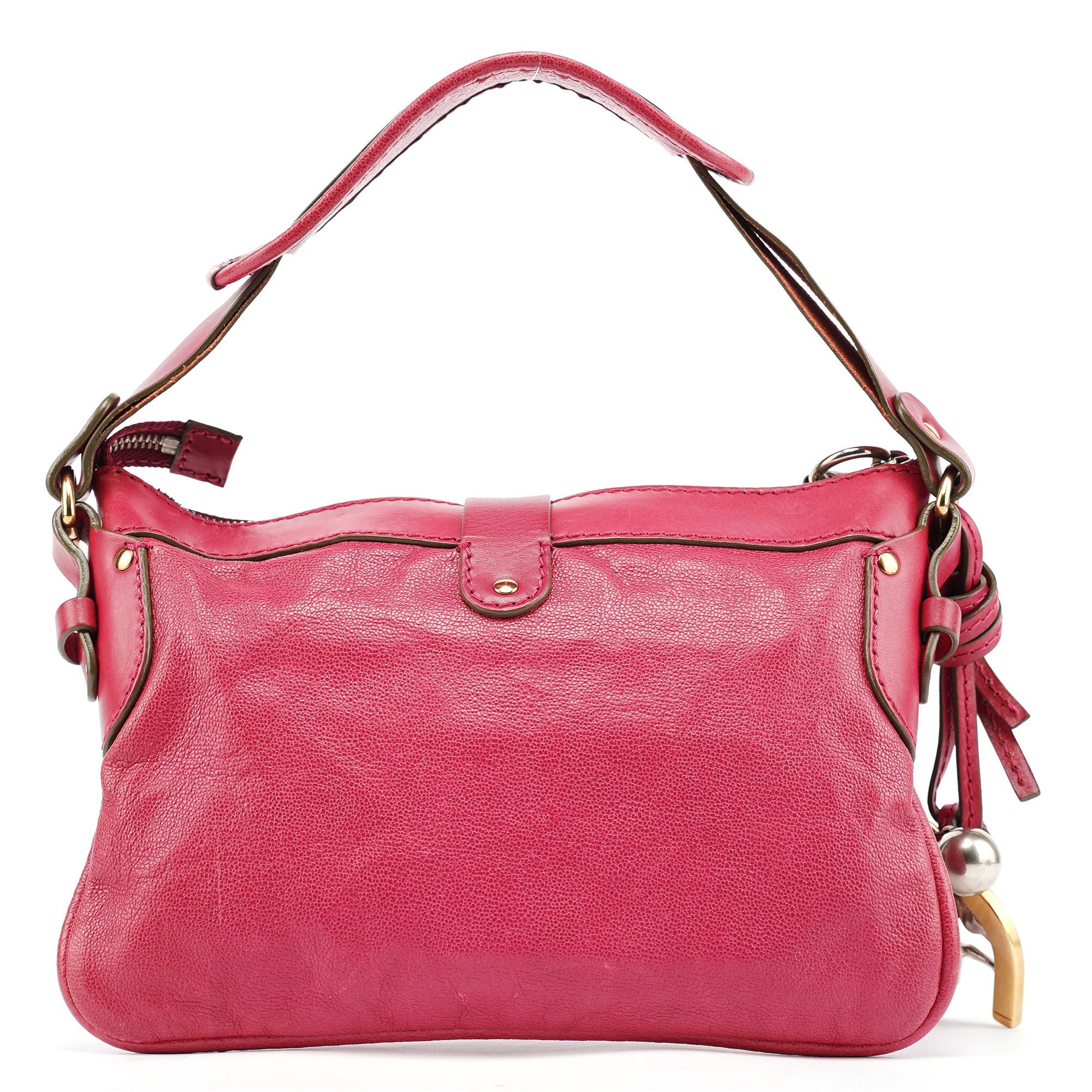 Chloé Sac porté épaule Kerala en cuir rose