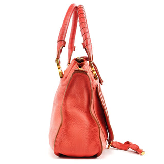 Chloe Pink Leather Marcie 2-Way Bag