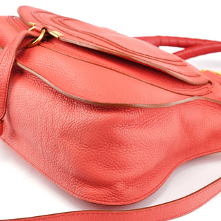 Chloe Pink Leather Marcie 2-Way Bag