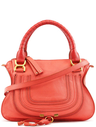 Chloe Pink Leather Marcie 2-Way Bag