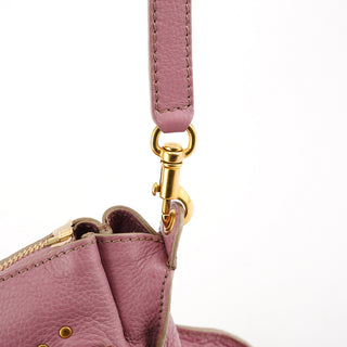 Chloe Pink Leather Marcie 2-Way Shoulder Bag