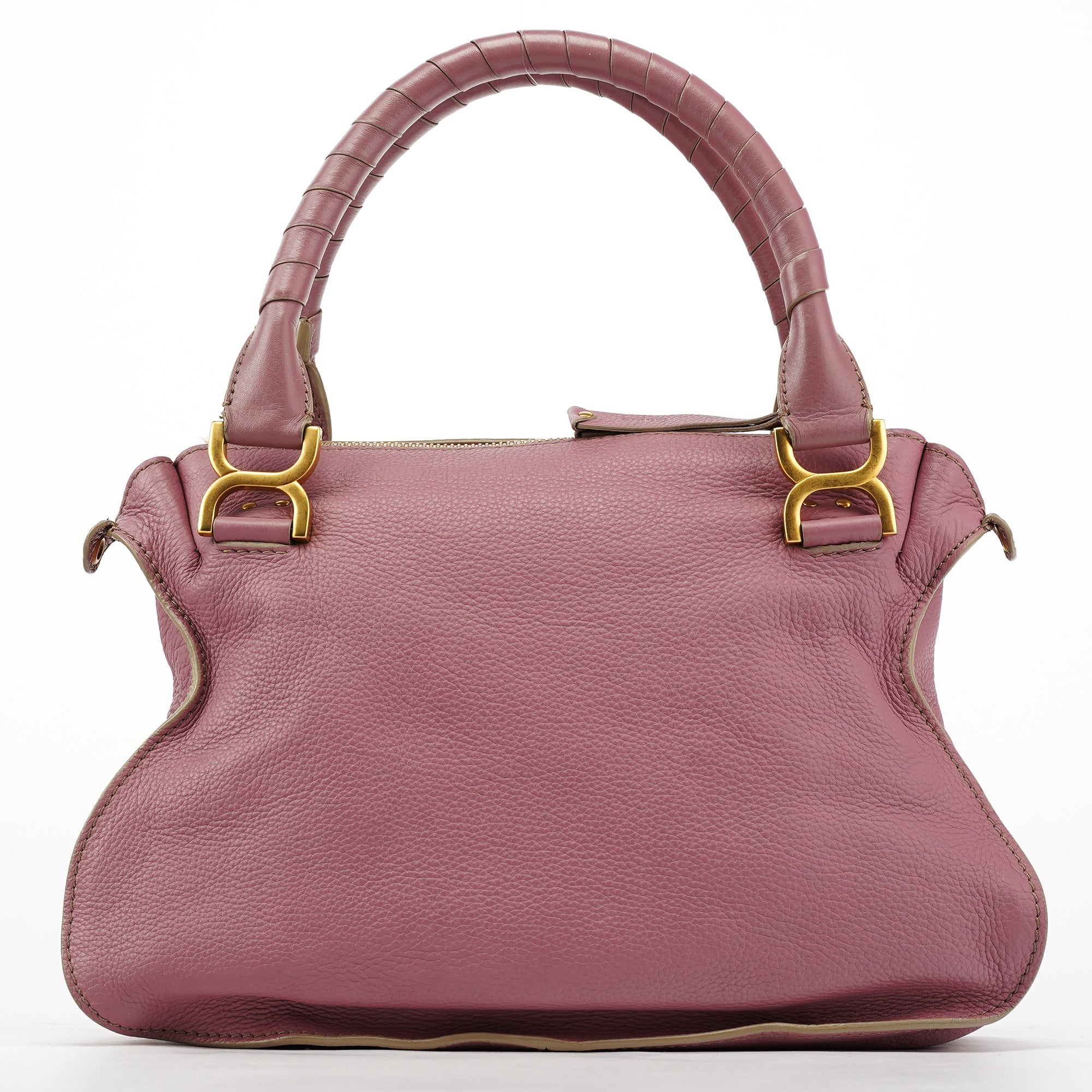Chloe Pink Leather Marcie 2-Way Shoulder Bag
