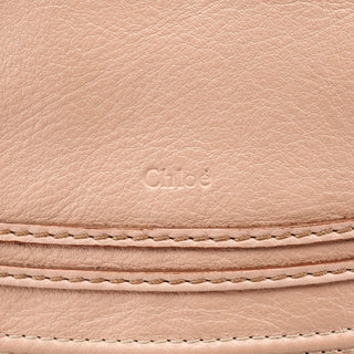 Chloe Pink Leather Marcie Shoulder Bag
