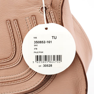 Chloe Pink Leather Marcie Shoulder Bag
