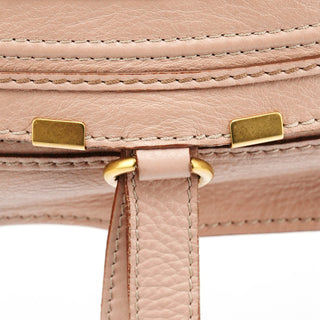 Chloe Pink Leather Marcie Shoulder Bag