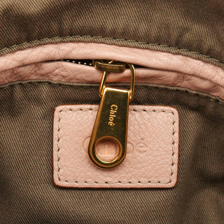 Chloe Pink Leather Marcie Shoulder Bag