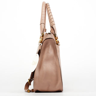 Chloe Pink Leather Marcie Shoulder Bag
