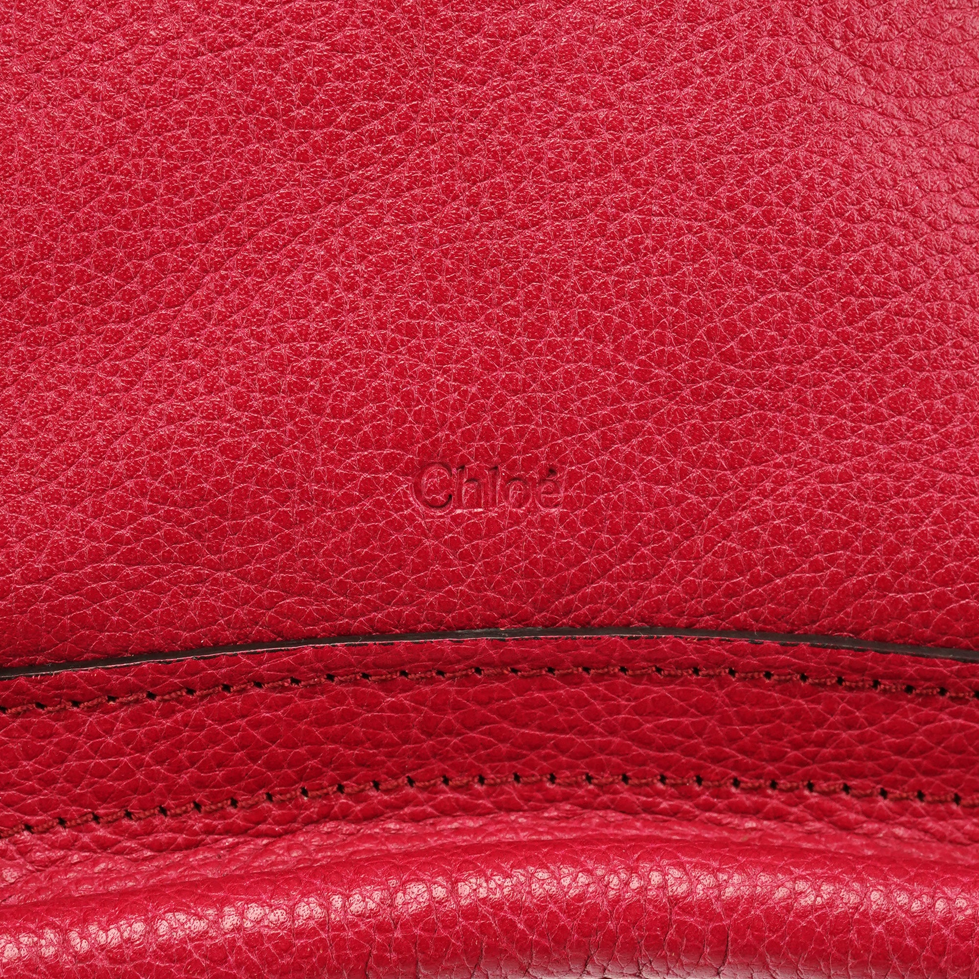 Chloé Pink Leather Paraty 2-Way Bag