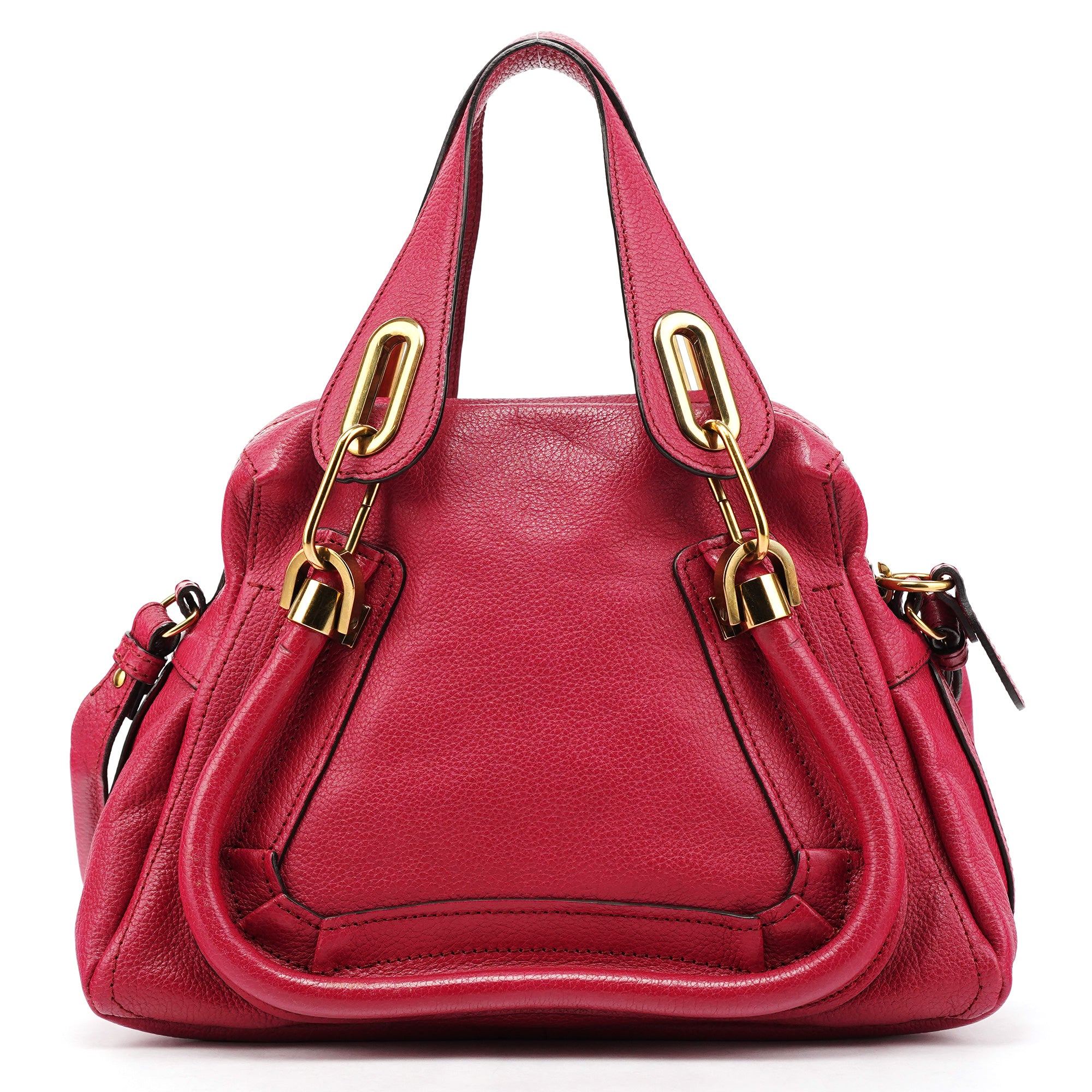 Chloé Pink Leather Paraty 2-Way Bag