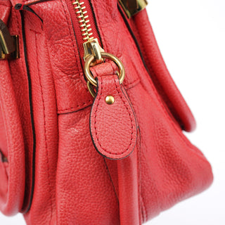 Chloe Pink Leather Paraty 2-Way Shoulder Bag