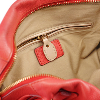 Chloe Pink Leather Paraty 2-Way Shoulder Bag