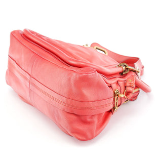 Chloe Pink Leather Paraty 2-Way Shoulder Bag