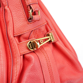 Chloe Pink Leather Paraty 2-Way Shoulder Bag