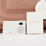 Chloé Pink Pebbled Leather Marcie Shoulder Bag