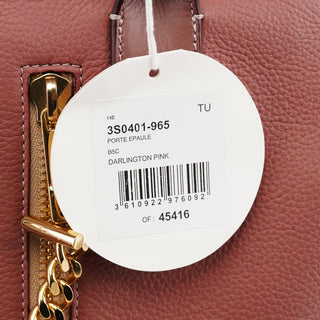 Chloé Pink Purple Leather Chain Handbag