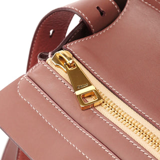 Chloé Pink Purple Leather Chain Handbag