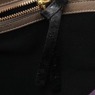 Chloe Purple Leather Bay Tote Bag