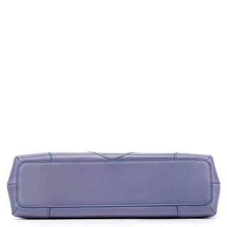 Chloe Purple Leather Flap Shoulder Bag