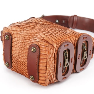 Chloé Python Leather Shoulder Bag