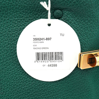 Chloe Racing Green Leather Tote Bag