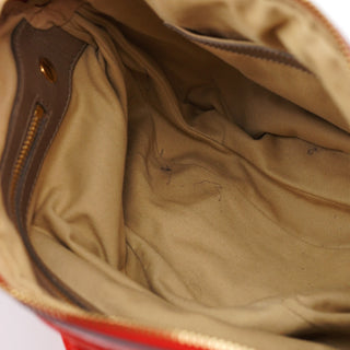 Chloe Red Leather Bay Tote Bag