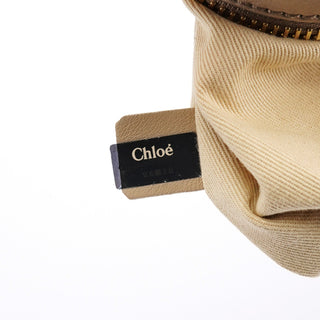 Chloe Red Leather Bay Tote Bag