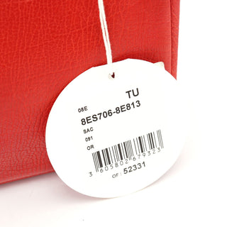 Chloé Red Leather Chain Shoulder Bag