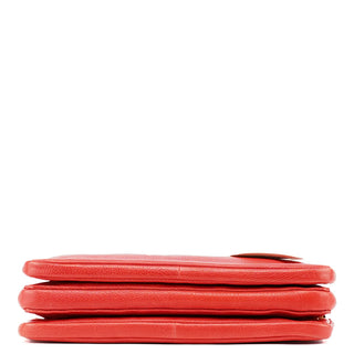 Chloé Red Leather Chain Shoulder Bag