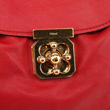 Chloé Red Leather Elsie 2-Way Bag