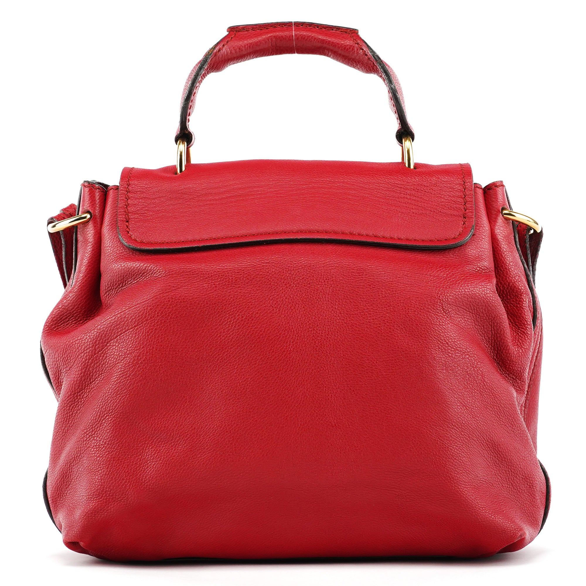 Chloé Red Leather Elsie 2-Way Bag
