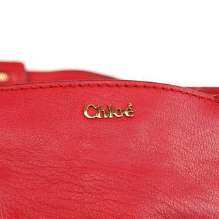 Chloé Red Leather Elsie 2-Way Bag