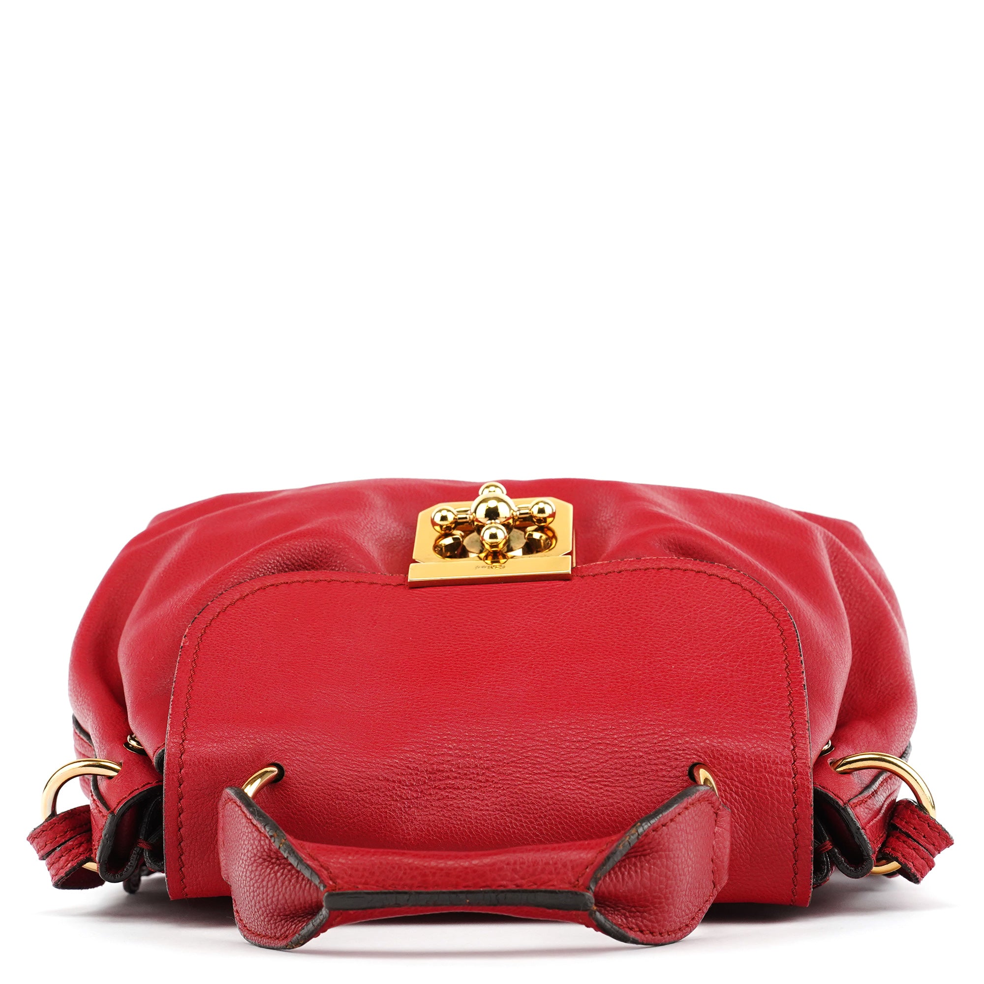 Chloé Red Leather Elsie 2-Way Bag