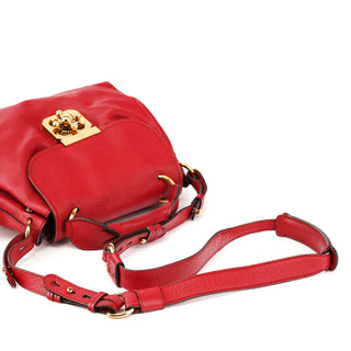 Chloé Red Leather Elsie 2-Way Bag