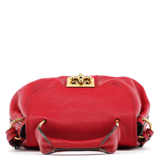 Chloe Red Leather Elsie 2-Way Shoulder Bag