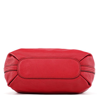 Chloe Red Leather Elsie 2-Way Shoulder Bag