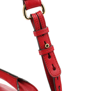 Chloe Red Leather Elsie 2-Way Shoulder Bag