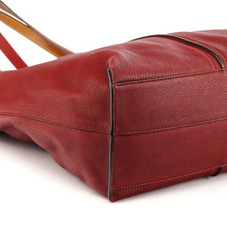 Chloé Red Leather Kelly Tote Bag