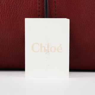 Chloé Red Leather Kelly Tote Bag