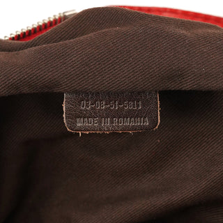 Chloé Red Leather Kerala Horse Charm Tote Bag