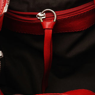 Chloé Red Leather Kerala Horse Charm Tote Bag