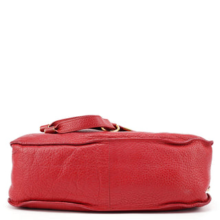 Chloé Red Leather Marcie 2-Way Shoulder Bag